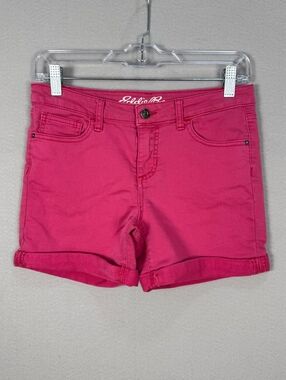 Eddie Bauer Pink Girls 16 Shorts Cuffed Hem